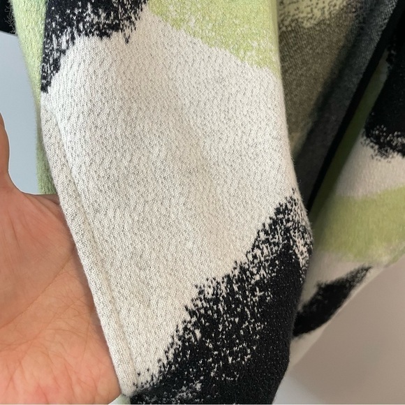 Nic+Zoe Open Longline Cardigan Womens S Colourful Green Blue Half Sleeve - Picture 11 of 11